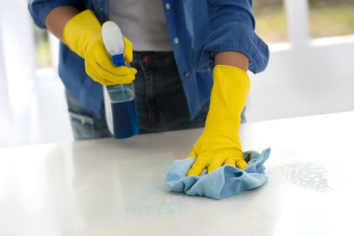 Kitchen and bathroom stain removal on surfaces